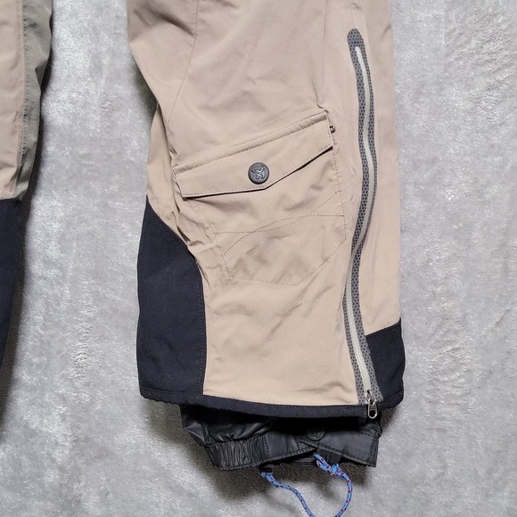 Mountain Hardwear Conduit Snow Pants Womens Small Beige Primaloft Insulated Ski - Picture 4 of 13